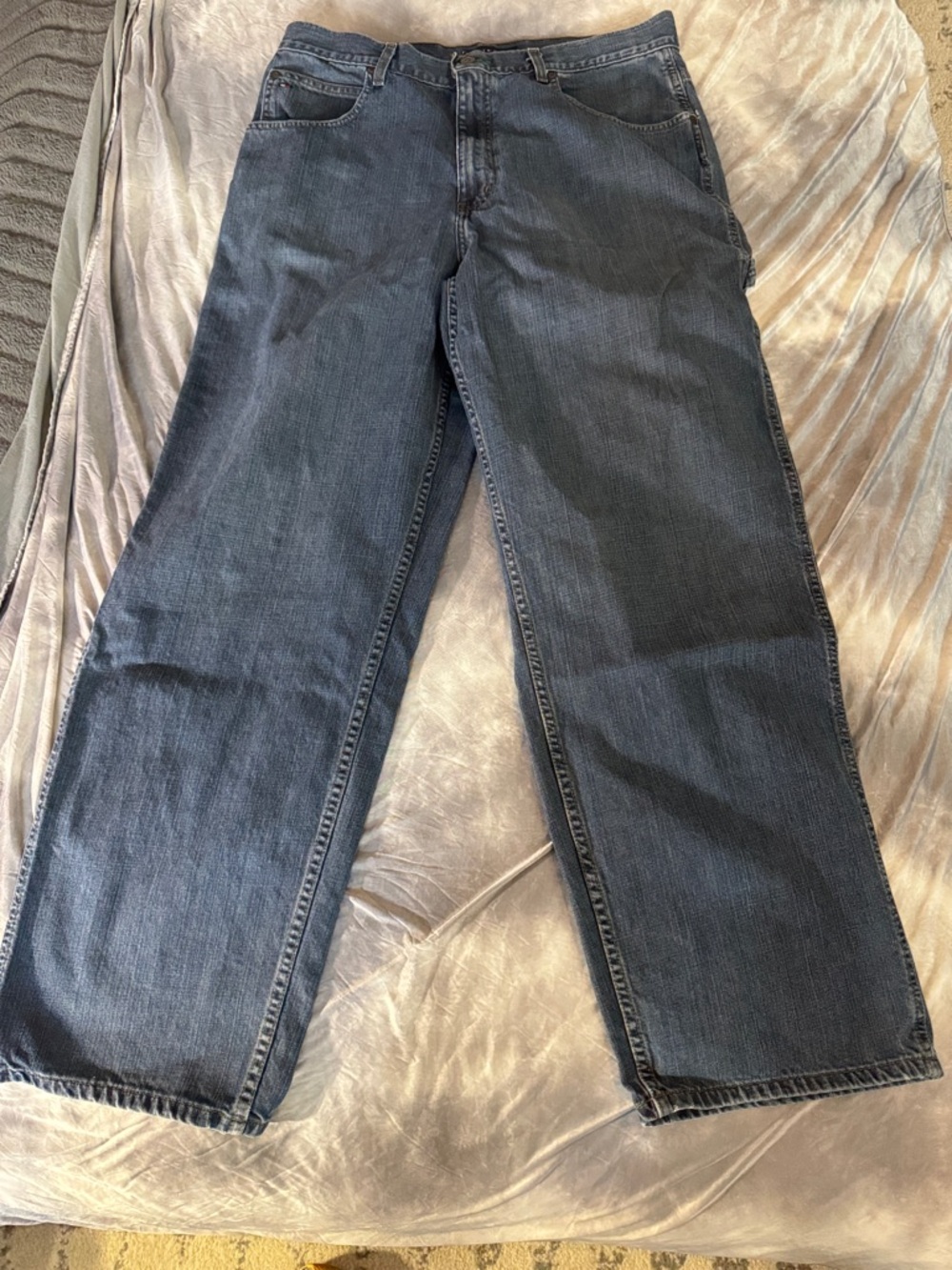 Tommy Hilfiger Men's Straight-Leg Jeans in Dark Blue Wash
